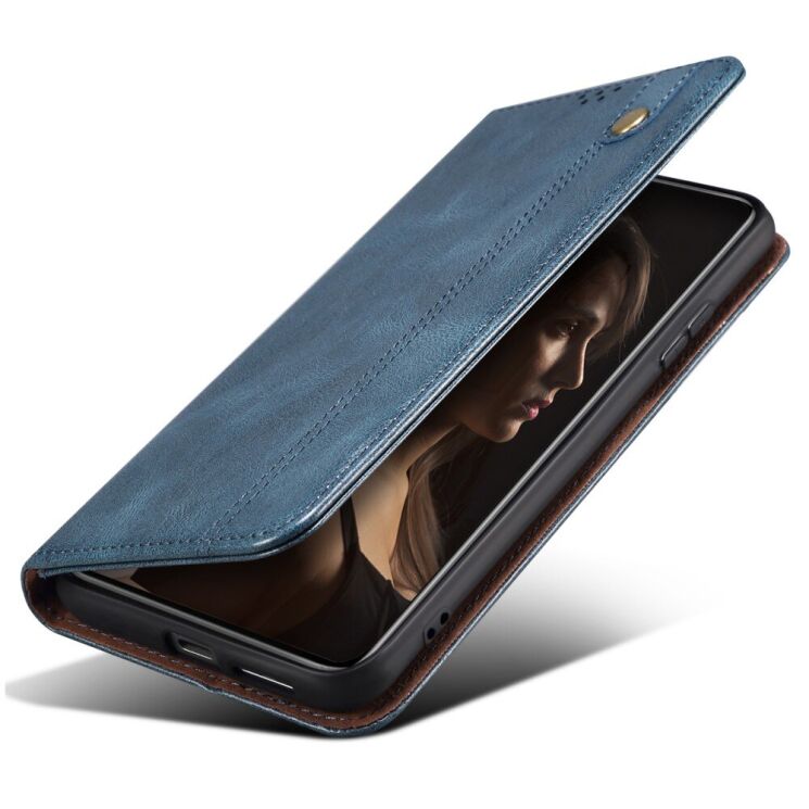 Захисний чохол UniCase Leather Wallet для Samsung Galaxy M15 (M156) - Blue: фото 4 з 6