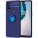 Чехол с магнитным кольцом UniCase Magnetic Ring для OnePlus Nord N10 - Dark Blue (271942DB). Фото 1 из 10