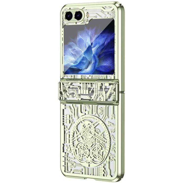 Защитный чехол UniCase Mechanical Legend для Samsung Galaxy Flip 5 - Matcha Green: фото 1 из 12