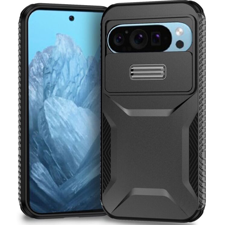 Защитный чехол UniCase Shuttle Guard для Google Pixel 9 / 9 Pro - Black: фото 1 из 7