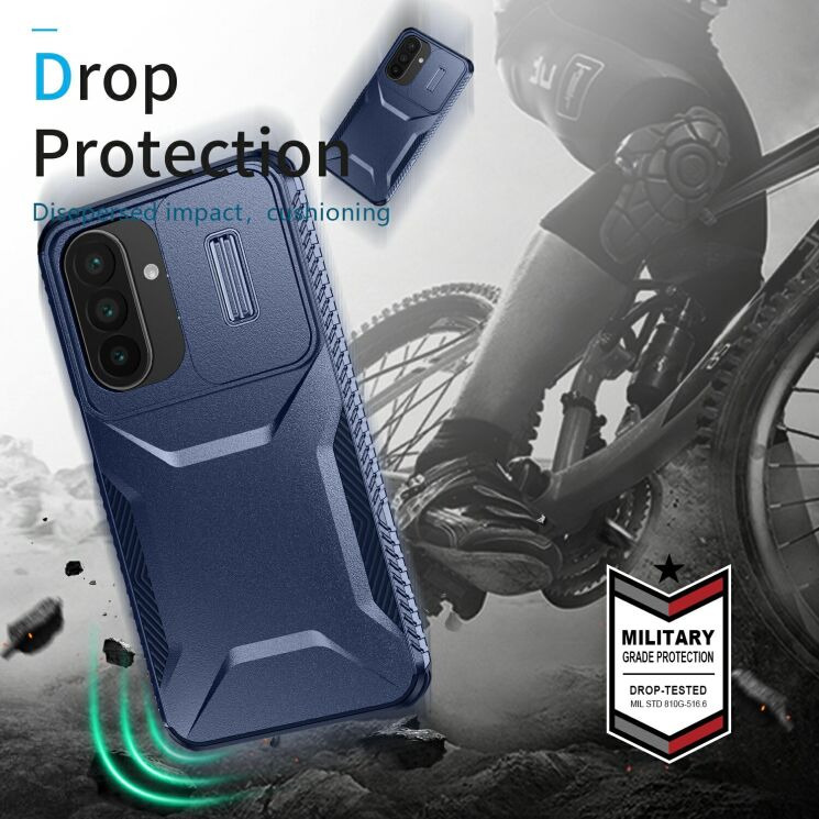 Захисний чохол UniCase Shuttle Guard для Samsung Galaxy A27 (A276) - Blue: фото 7 з 7