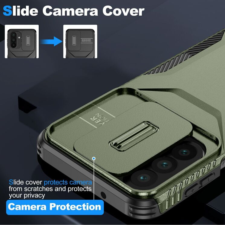 Захисний чохол UniCase Shuttle Guard для Samsung Galaxy A27 (A276) - Blue: фото 3 з 7