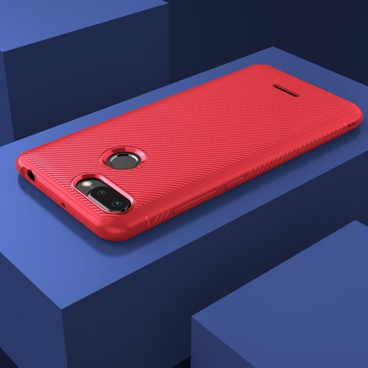 Защитный чехол UniCase Twill Soft для Xiaomi Redmi 6 - Red: фото 4 из 7