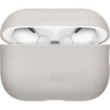 Защитный чехол UNIQ Lino для AirPods Pro 3 (UNIQ-AIRPODSPRO3- LINOBEGIVY) - Gray: фото 1 из 11