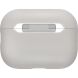 Защитный чехол UNIQ Lino для AirPods Pro 3 (UNIQ-AIRPODSPRO3- LINOBEGIVY) - Gray (390182H). Фото 4 из 11