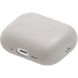 Защитный чехол UNIQ Lino для AirPods Pro 3 (UNIQ-AIRPODSPRO3- LINOBEGIVY) - Gray (390182H). Фото 2 из 11