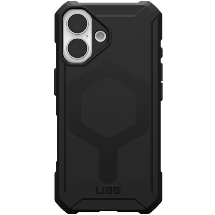 Защитный чехол URBAN ARMOR GEAR (UAG) Essential Armor MagSafe для Apple iPhone 16 - Black: фото 1 из 7