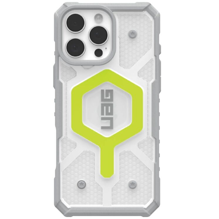 Защитный чехол URBAN ARMOR GEAR (UAG) Pathfinder Clear Pro для Apple iPhone 16 Pro Max - Active Neon: фото 1 из 10