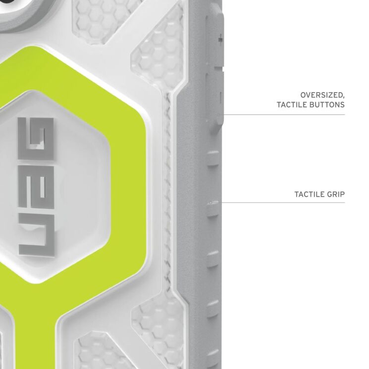 Защитный чехол URBAN ARMOR GEAR (UAG) Pathfinder Clear Pro для Apple iPhone 16 Pro Max - Ash: фото 10 из 10