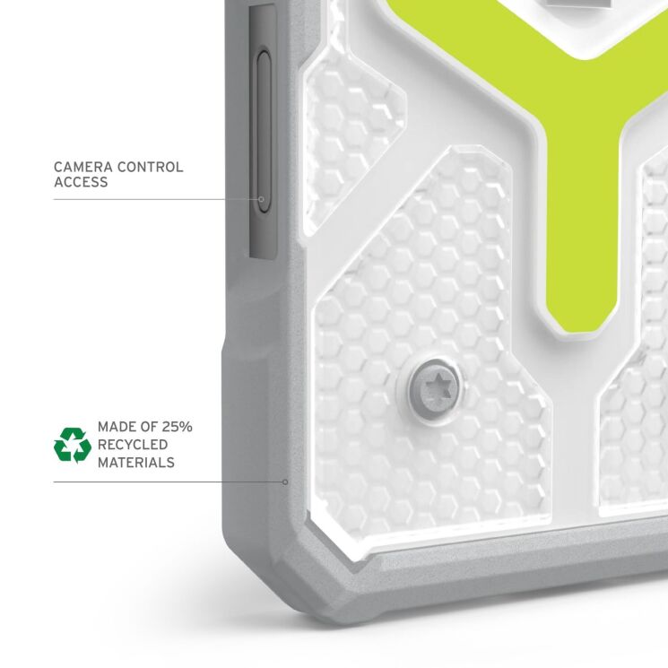 Защитный чехол URBAN ARMOR GEAR (UAG) Pathfinder Clear Pro для Apple iPhone 16 Pro Max - Ash: фото 8 из 10