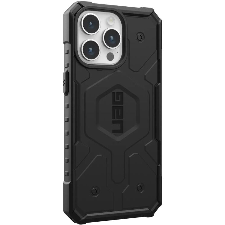 Защитный чехол URBAN ARMOR GEAR (UAG) Pathfinder MagSafe для Apple iPhone 15 Pro Max - Black: фото 3 из 10