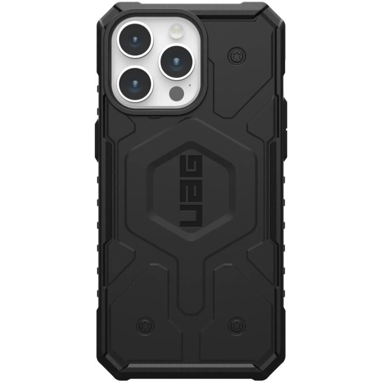 Защитный чехол URBAN ARMOR GEAR (UAG) Pathfinder MagSafe для Apple iPhone 15 Pro Max - Black: фото 1 из 10