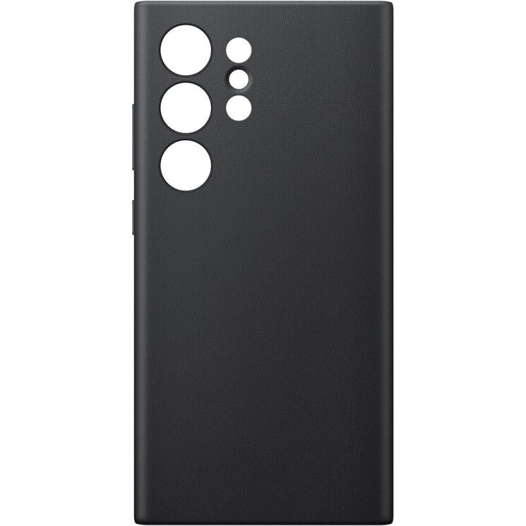 Защитный чехол Vegan Leather Case для Samsung Galaxy S24 Ultra (S928) GP-FPS928HCABW - Black: фото 4 из 5