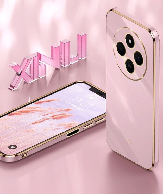 Защитный чехол XINLI Porcelain Design для Xiaomi Redmi 14C / Redmi A4 5G / Poco C75 - White: фото 8 из 9