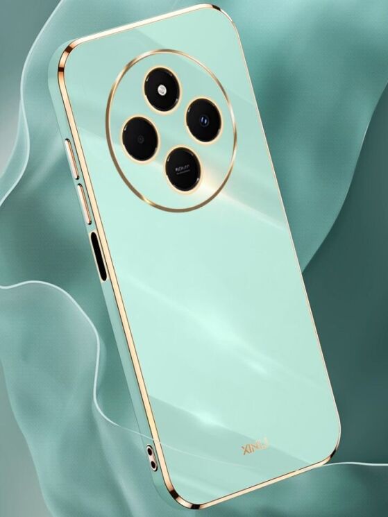 Защитный чехол XINLI Porcelain Design для Xiaomi Redmi 14C / Redmi A4 5G / Poco C75 - White: фото 5 из 9