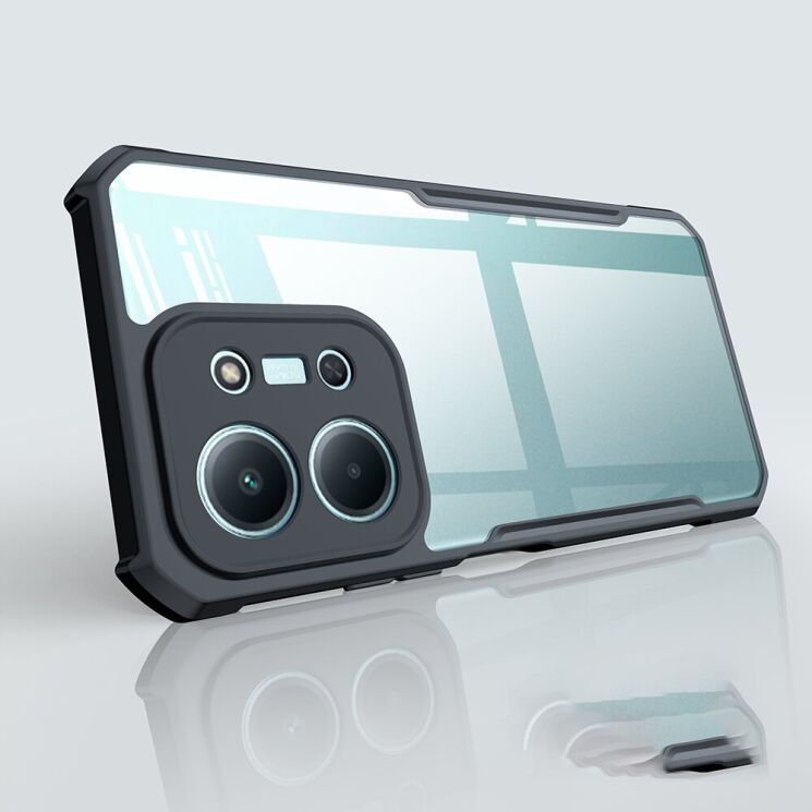 Захисний чохол XUNDD Rugged Case для Xiaomi Redmi 15C / Poco C85 - Black: фото 2 з 7