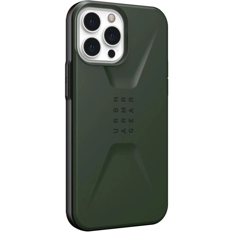 Защитный чехол URBAN ARMOR GEAR (UAG) Civilian для Apple iPhone 13 Pro Max - Olive: фото 2 из 8