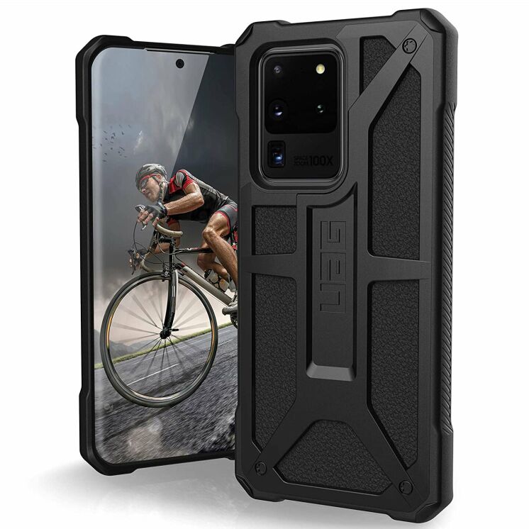 Защитный чехол URBAN ARMOR GEAR (UAG) Monarch для Samsung Galaxy S20 Ultra (G988) - Black: фото 1 из 8