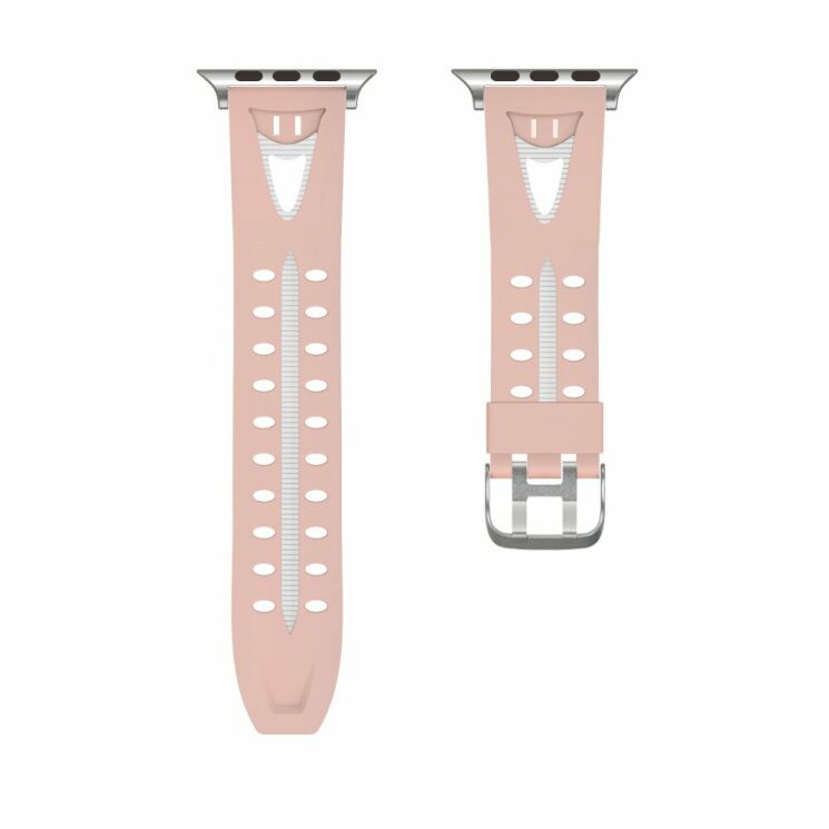Ремешок UniCase Sport Style для Apple Watch 46 / 45 / 44 / SE 44 / 42 (Series 1-3) / Ultra / Ultra 2 - Pink: фото 2 из 5
