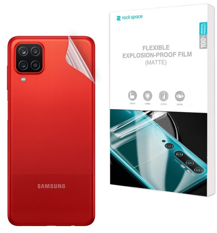 Антиблікова плівка на задню панель RockSpace Explosion-Proof Matte для Samsung Galaxy A12 (A125) / A12 Nacho (A127): фото 1 з 10