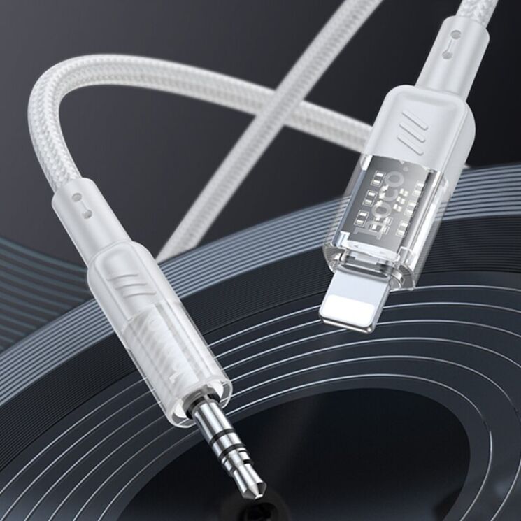 AUX-кабель Hoco UPA27 Lightning to 3.5mm (1.2m) - Black: фото 6 из 6