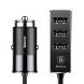 Автомобільний зарядний пристрій BASEUS Enjoy Together Four Interfaces Output Patulous Car Charger 5.5A (CCTON-01) - Black (923121B). Фото 1 з 9