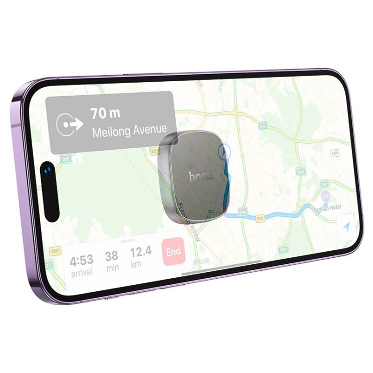 Автомобильный держатель Hoco H52 Ultimate Magnetic - Deep Space Gray: фото 4 из 8