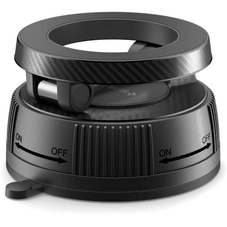 Автомобільний тримач Spigen Magnetic Car Mount MFT36 (ACP11172) - Black: фото 3 з 12