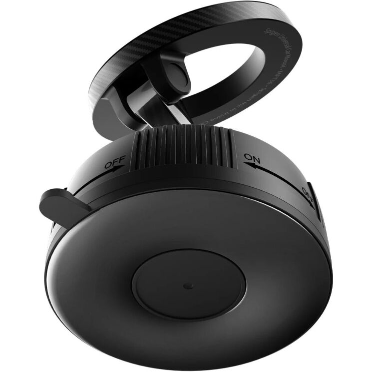 Автомобільний тримач Spigen Magnetic Car Mount MFT36 (ACP11172) - Black: фото 4 з 12