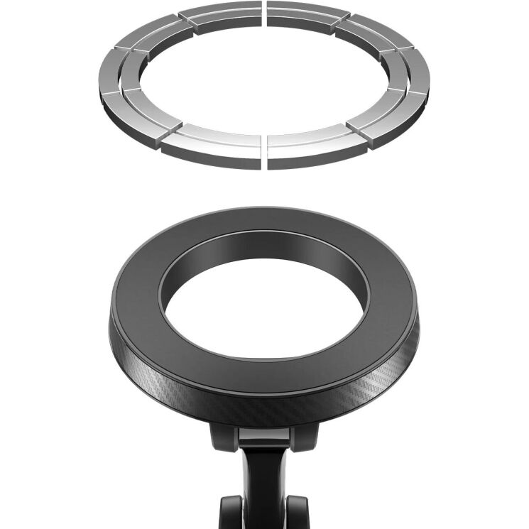 Автомобільний тримач Spigen Magnetic Car Mount MFT36 (ACP11172) - Black: фото 6 з 12
