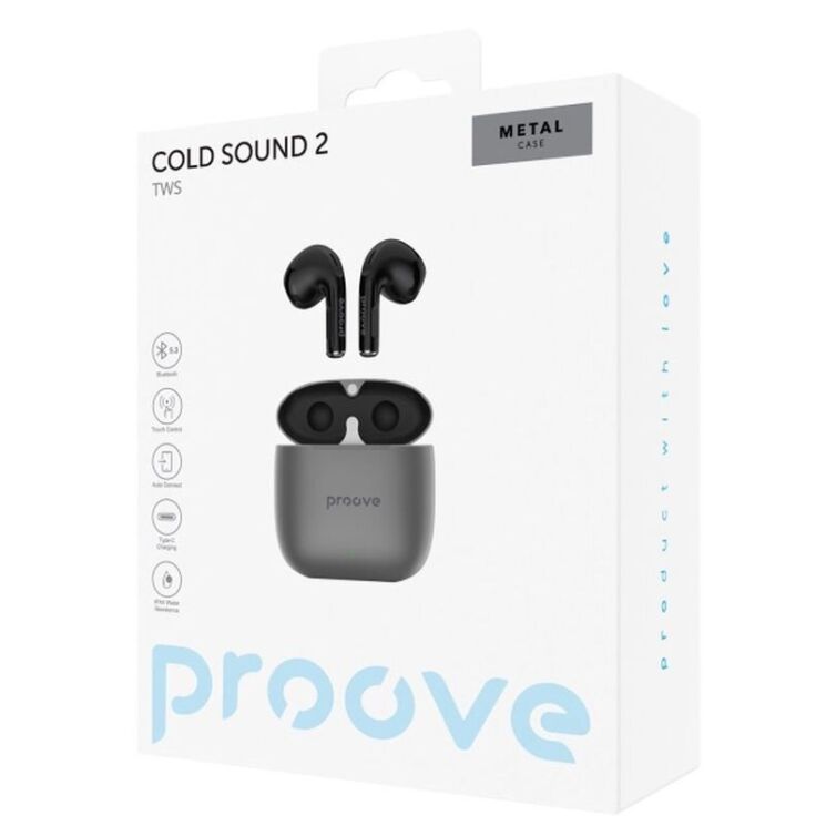 Бездротові навушники Proove Cold Sound 2 TWS - Gray: фото 4 з 5