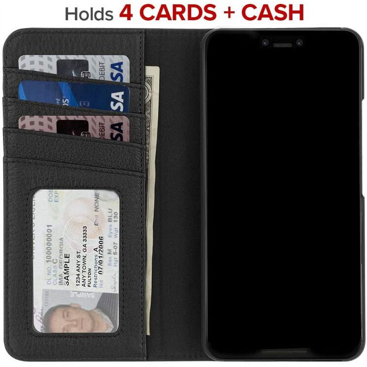 Чехол Case-Mate Wallet Case для Google Pixel 3 XL (CM037438) - Black: фото 6 из 7