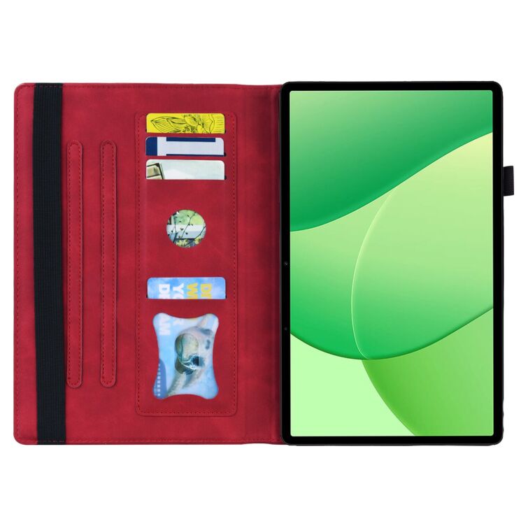 Чохол Deexe Business Style для OPPO Pad SE - Red: фото 2 з 8