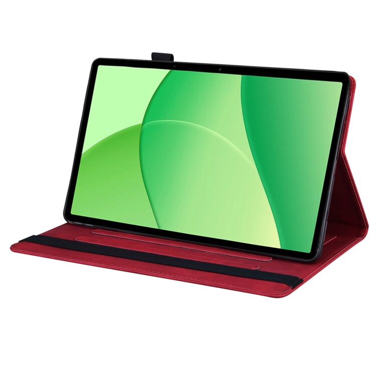 Чохол Deexe Business Style для OPPO Pad SE - Red: фото 3 з 8