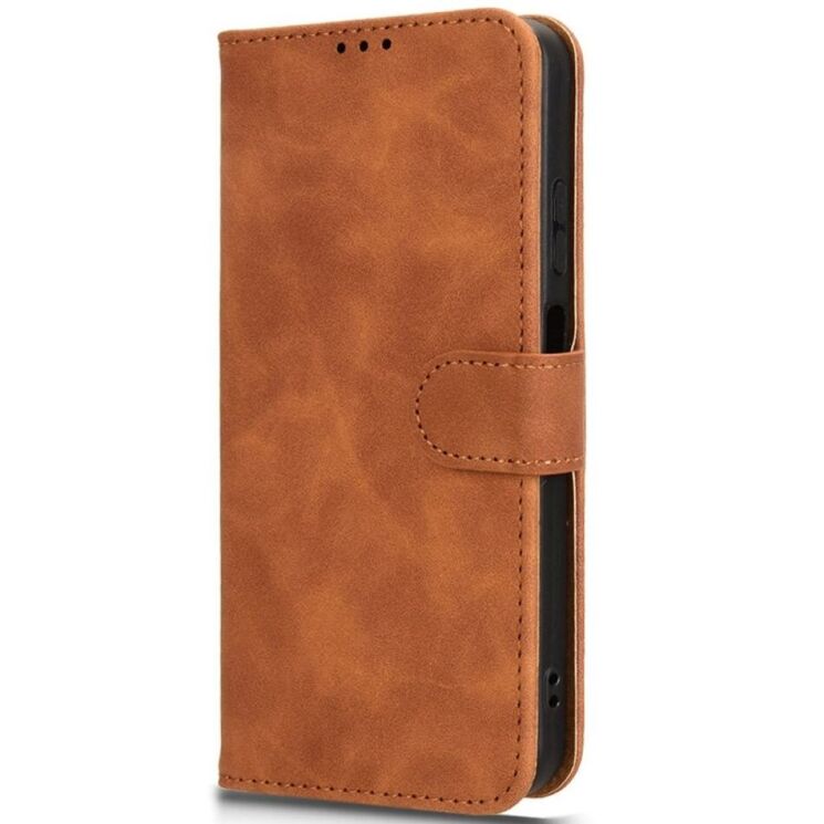 Чехол Deexe Classic Wallet для Infinix Smart 9 (X6532) / Hot 50i (X6531) - Brown: фото 5 из 6