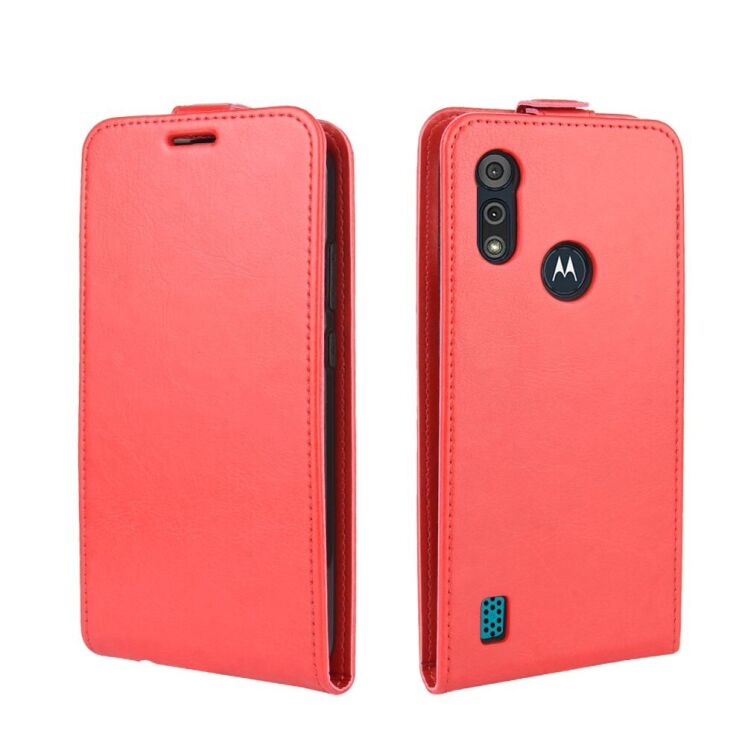 Чехол Deexe Flip Case для Motorola Moto E6S / Moto E6i - Red: фото 2 из 12
