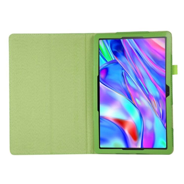 Чохол Deexe Folder Style для Lenovo Tab M10 Plus (Gen 3) TB125/128 / Xiaoxin Pad 2022 - Green: фото 3 з 4