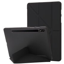 Чехол Deexe Origami Series для Samsung Galaxy Tab S10 Plus - Black: фото 1 из 4