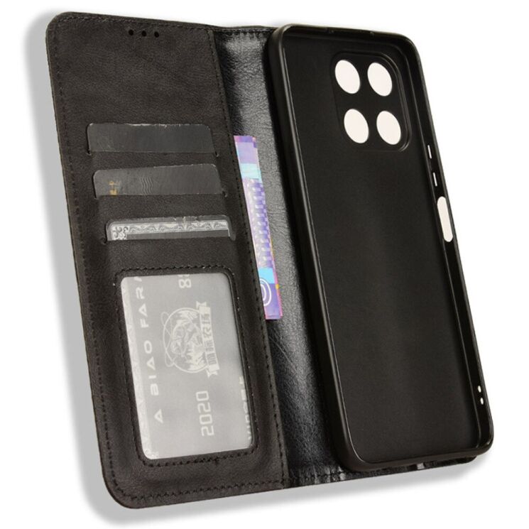 Чохол Deexe Retro Style для Honor X6a - Black: фото 4 з 7