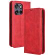 Чехол Deexe Retro Style для Motorola Edge 50 Neo - Red (367110R)
