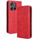 Чехол Deexe Retro Style для Motorola Edge 50 Neo - Red (367110R). Фото 1 из 7