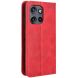 Чехол Deexe Retro Style для Motorola Edge 50 Neo - Red (367110R). Фото 6 из 7