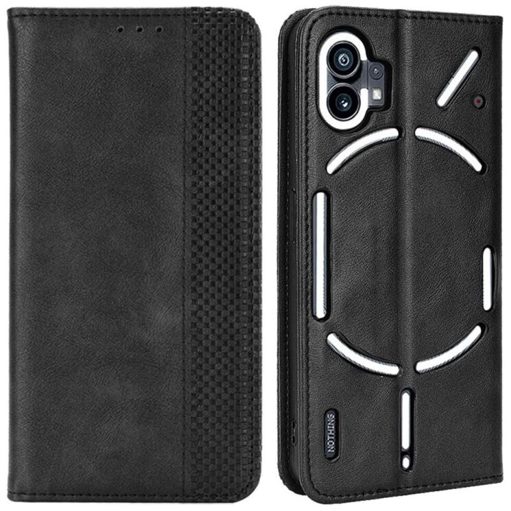 Чохол Deexe Retro Style для Nothing Phone (1) - Black: фото 1 з 8