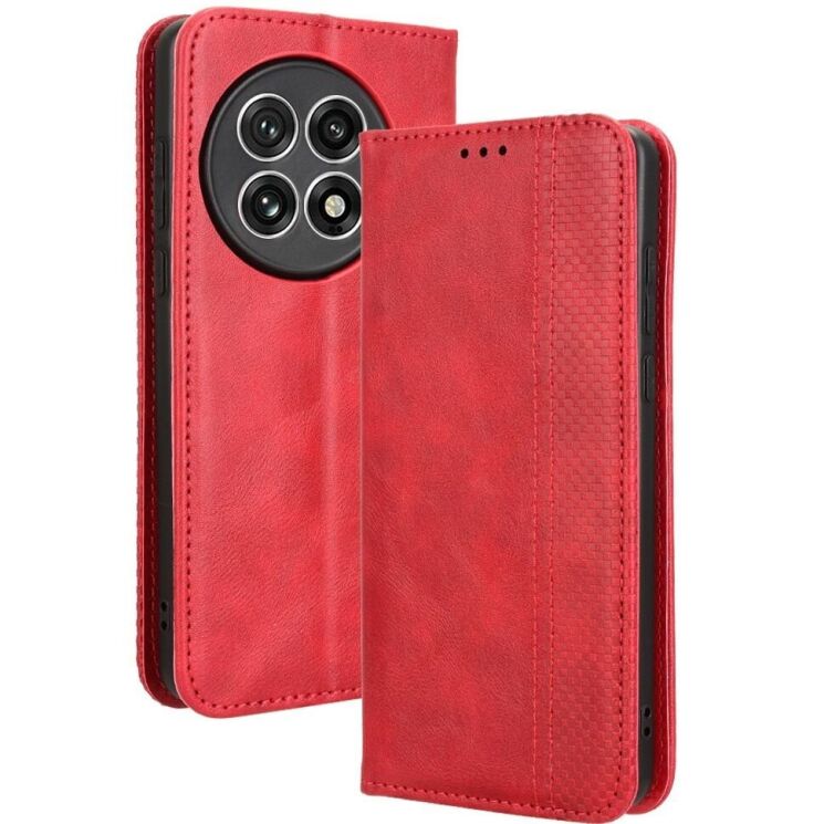Чехол Deexe Retro Style для OnePlus 13 - Red: фото 1 из 7