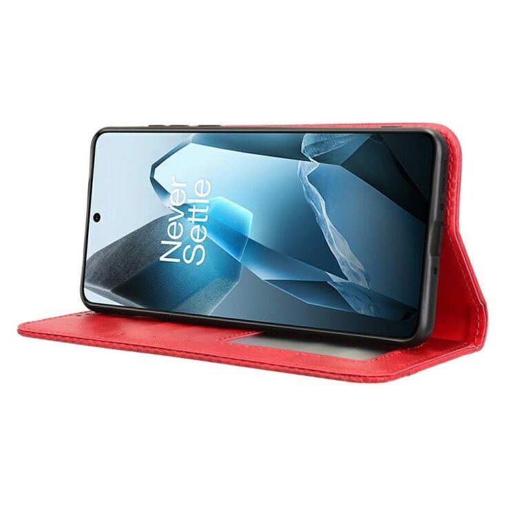 Чехол Deexe Retro Style для OnePlus 13 - Red: фото 3 из 7