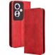 Чехол Deexe Retro Style для OPPO Reno 11 F - Red (351911R). Фото 1 из 7
