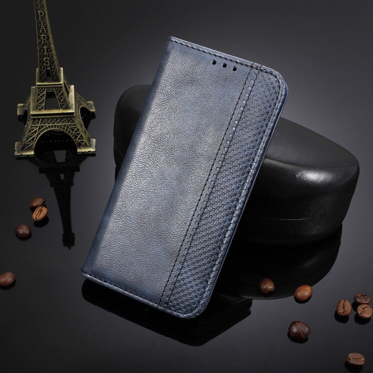 Чехол Deexe Retro Style для Samsung Galaxy S21 Ultra (G998) - Blue: фото 9 из 16