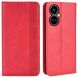 Чехол Deexe Retro Style для Tecno Camon 19 (CI6n) - Red (311401R). Фото 1 из 9