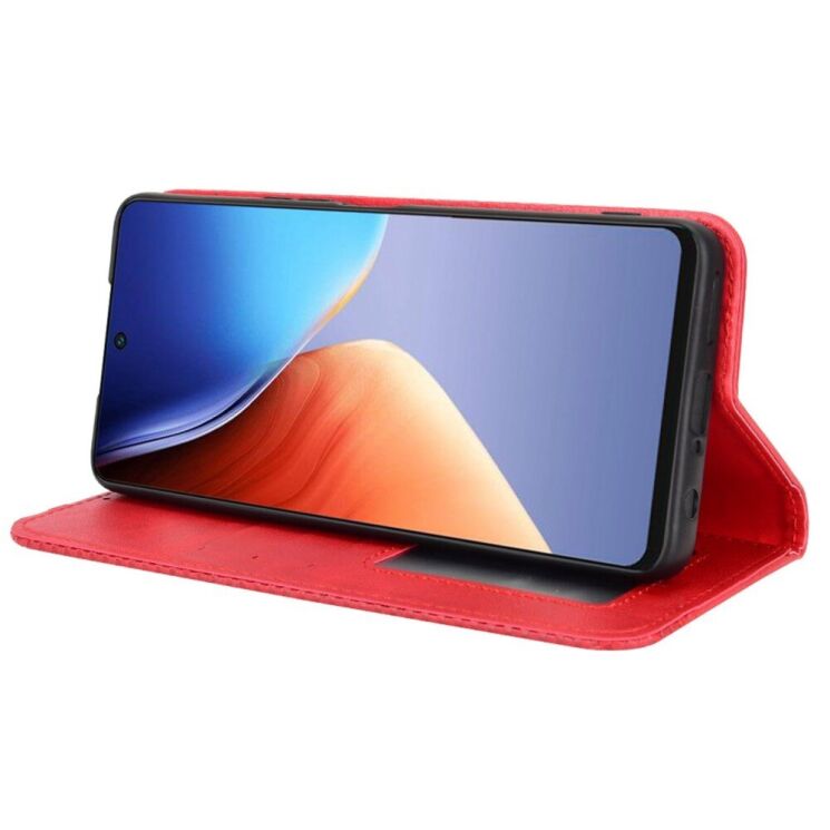 Чехол Deexe Retro Style для Tecno Camon 19 (CI6n) - Red: фото 3 из 9