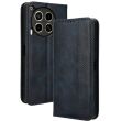 Чехол Deexe Retro Style для TECNO Camon 30 (CL6) - Blue (352109L)